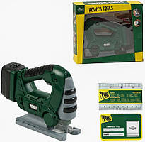 Набір інструментів T 1406 G L3 Електричний лобзик, світло, звук, на батарейках, у коробці 26х22х8 см