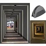 Підсвітки віконні LED світильник VLS024 (чор) 8W 3000K, фото 2