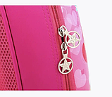 Рюкзак для дівчинки Ельза та анна рожевий корпусний з спинкою, фото 4