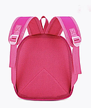 Рюкзак для дівчинки Ельза та анна рожевий корпусний з спинкою, фото 6