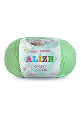 Alize Baby wool (Алізе Бебі вул) дитяча пряжа 40% вовна,20% бамбук,40% акрил