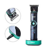 Машинка (триммер) для стрижки волосся VGR V-671 Professional, 4 насадки, LED Display, фото 2