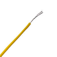 Провід монтажний 28AWG супергнучкий силіконовий (жовтий)