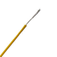 Провід монтажний 30AWG супергнучкий силіконовий (жовтий)