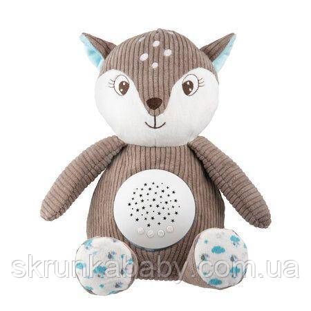 Canpol babies Іграшка плюшева музична з проектором Оленя - коричнева, фото 1