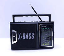 Радіоприймач GOLON RX-166 LED всехвильове переносне портативне акумуляторне радіо робота від мережі від батареї