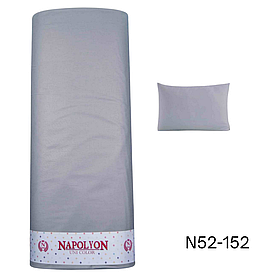 Поплін однотонний, сірий №52