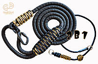 Поводок контроллер для собак | Поводок и ошейник для собаки 2 в 1 | Dogspotter. Цвет "Койот"