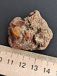 Камінь натуральний необроблений бурштин 32*38*15 мм. Україна., фото 5