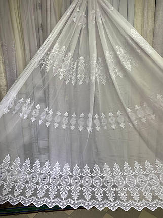 Тюль бамбук заввишки 2,8 м. біла, фото 1