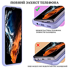 Чохол Silicone case Camera Protective для Samsung M31S (13) ліловий Lilac, фото 4