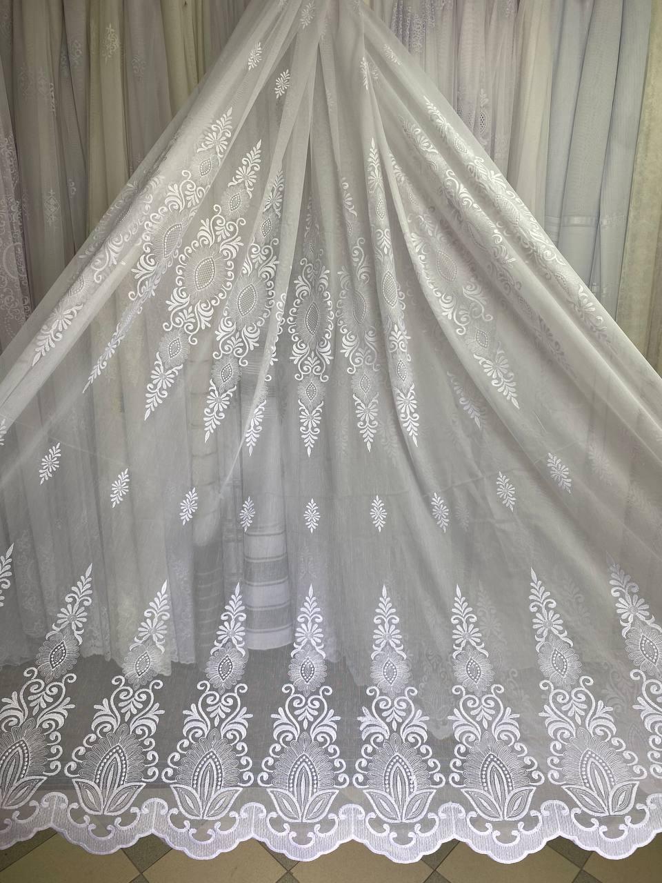 Тюль бамбук заввишки 2,8 м. біла