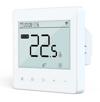 Wi-Fi терморегулятор теплої підлоги 4HEAT Premium HT66 | Білий Сенсорний (4HT.HT66WF.W)
