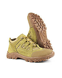 Тактичні кросівки з натуральної шкіри крос Хижак койот CORDURA  койот 40-46р