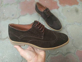 Коричневі чоловічі туфлі 40 43 розмір взуття