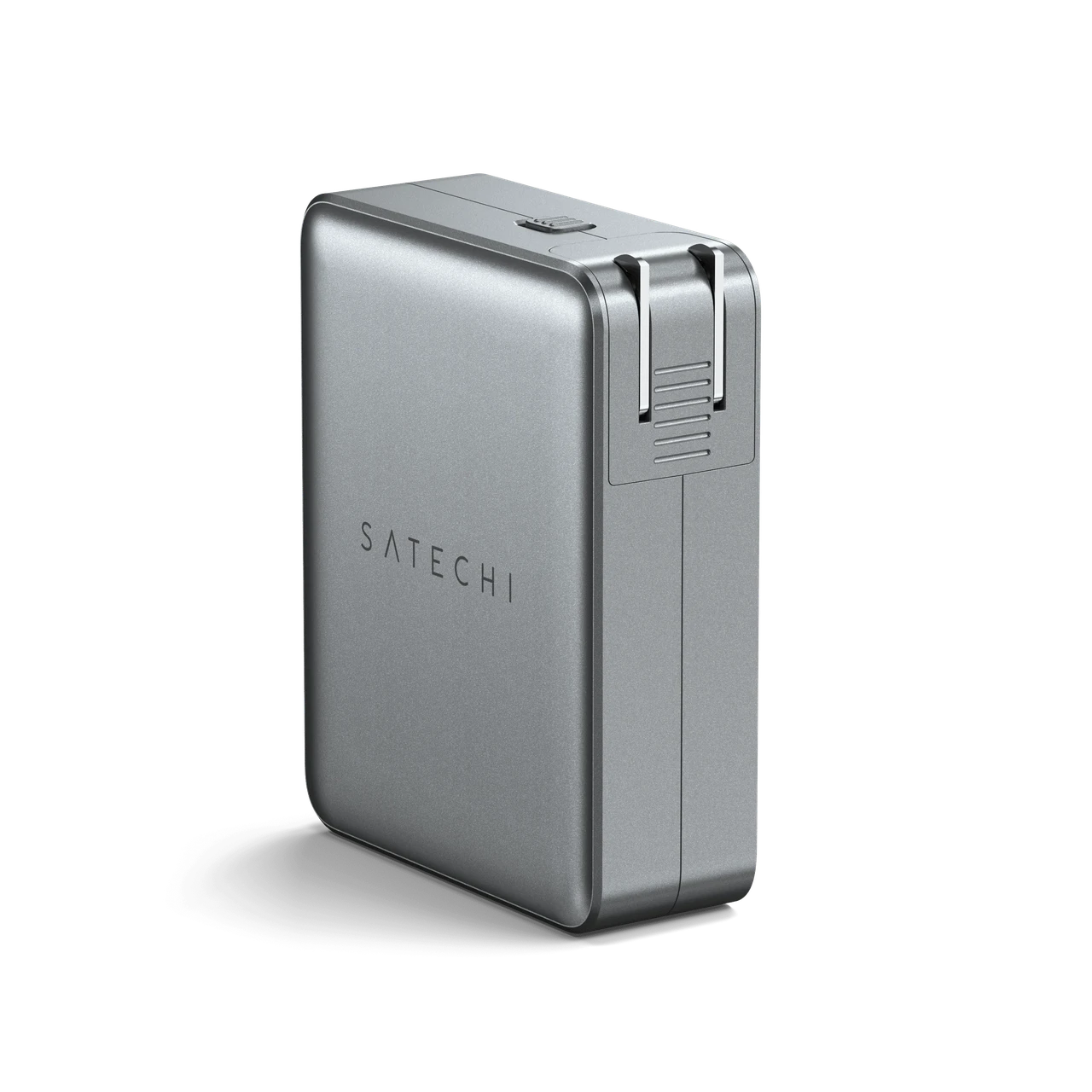 Ган зарядка Satechi 145W USB-C 4-Port PD GaN Travel Charger Space Gray ...