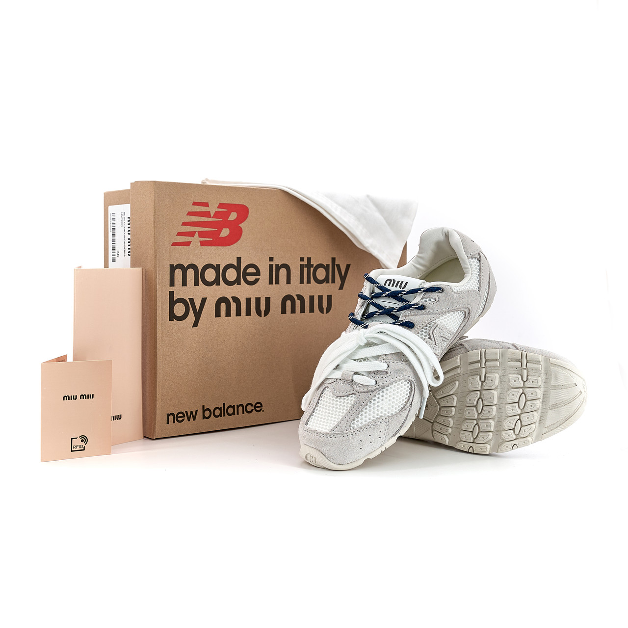 Кросівки чоловічі сірі New Balance x Miu Miu 530 Grey (17266)