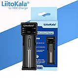 LiitoKala Lii-100C Універсальна USB зарядка акумуляторів АА ААА 18650 18350 26650 16340 14500 3.7В 1.2В, фото 7