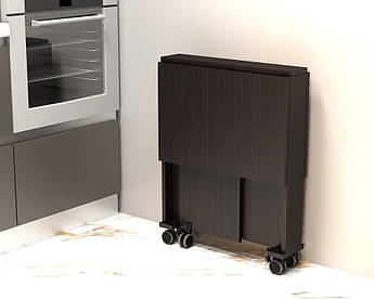 Стіл розкладний на колесах "Соло" Гамма стиль Дуб венге