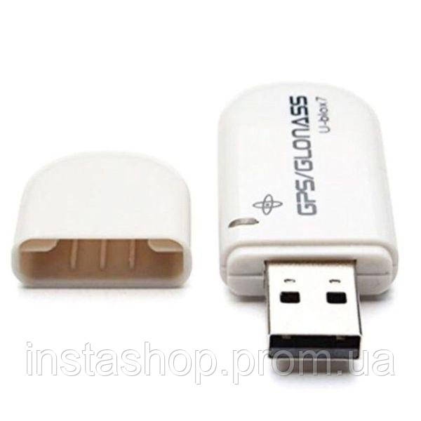 Usb GPS приемник для ноутбука Ublox 7 Белый (100269) IP, код: 1455580 ...