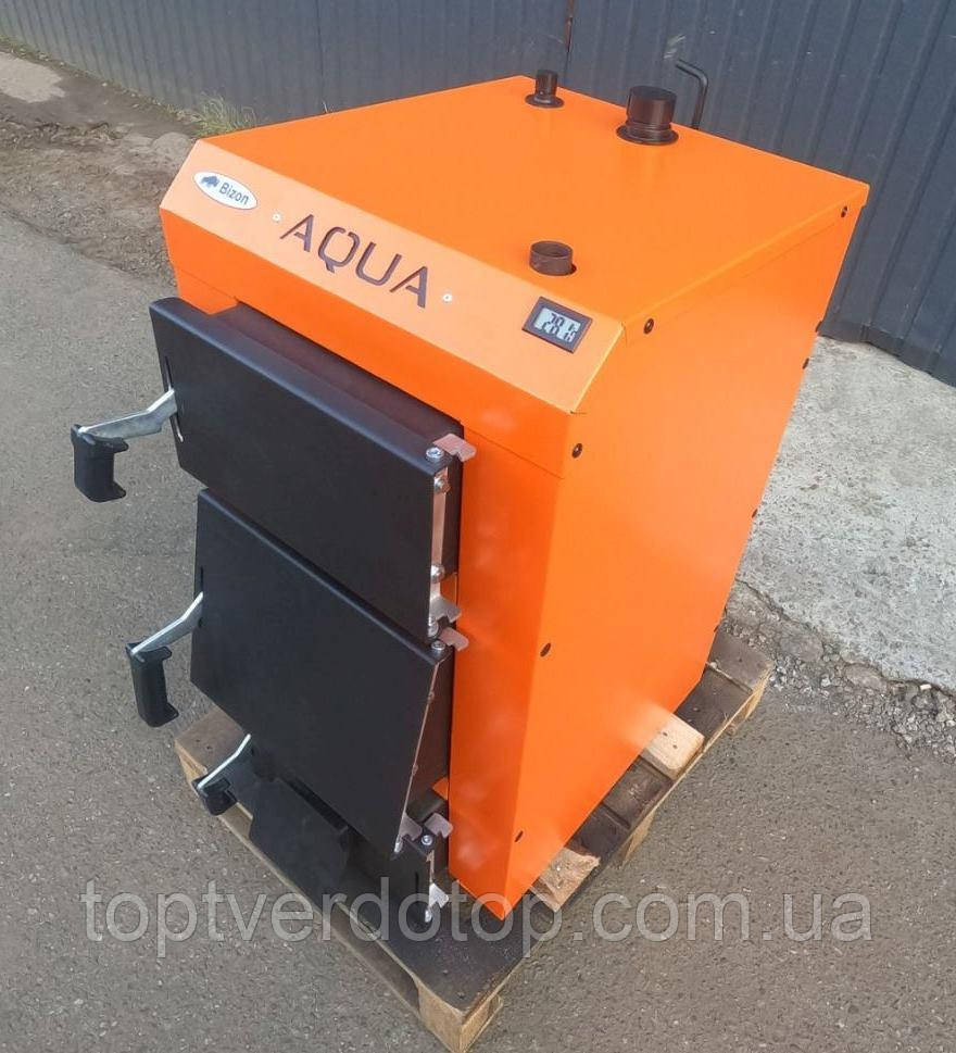 Двоконтурний котел тривалого горіння Bizon Aqua 20 кВт