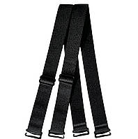 Бретелі для бюстгальтера 2 см чорний