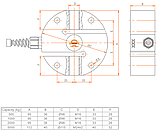 Тензодатчик ESIT TB з нержавіючої сталі 1000кг, фото 2
