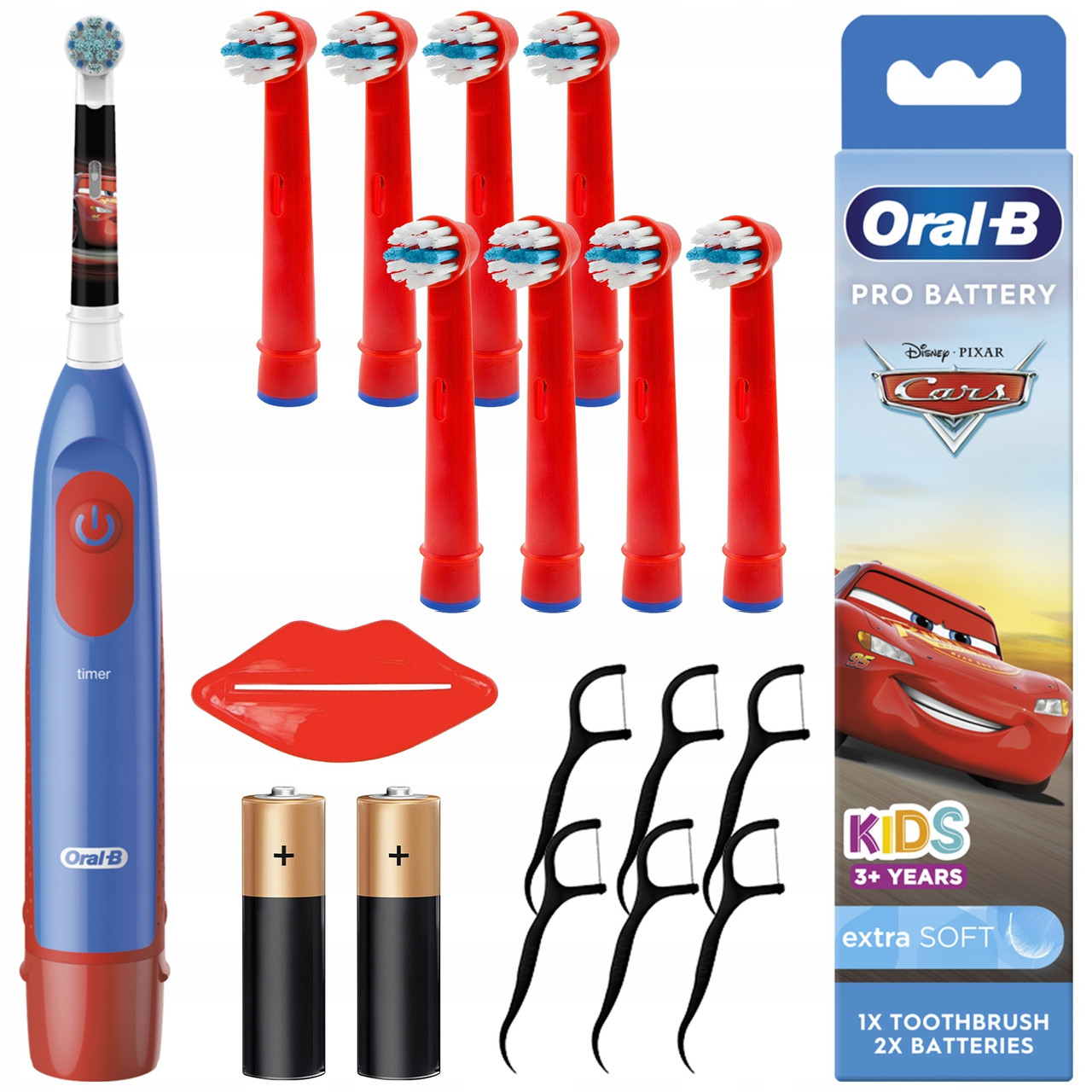 Дитяча електрична зубна щітка ORAL-B тачки + 8 насадок
