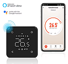 Wi-Fi терморегулятор теплої підлоги 4HEAT Premium | Чорний Сенсорний (4HT22-WF.B), фото 3