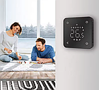 Wi-Fi терморегулятор теплої підлоги 4HEAT Premium | Чорний Сенсорний (4HT22-WF.B), фото 7