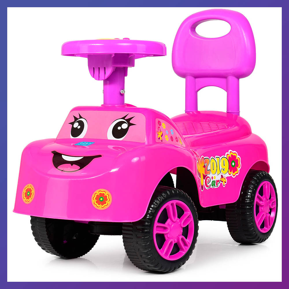 Дитяча каталка-толокар Bambi M 4073-4 від 1 року рожева, фото 1