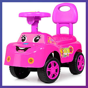 Дитяча каталка-толокар Bambi M 4073-4 від 1 року рожева