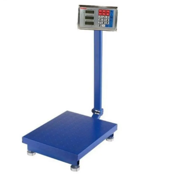 Сталеві ваги для зважування Domotec ACS 150KG FOLD 30х40 6V із залізною головою