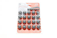 Ковпачок болта диска колісного VW / Audi / Seat 87- комплект (зі знімачем) (сірий) Febi Bilstein 175497