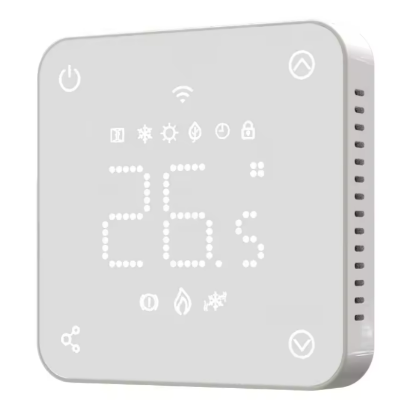 Wi-Fi терморегулятор теплої підлоги 4HEAT Premium | Чорний Сенсорний (4HT22-WF.W)