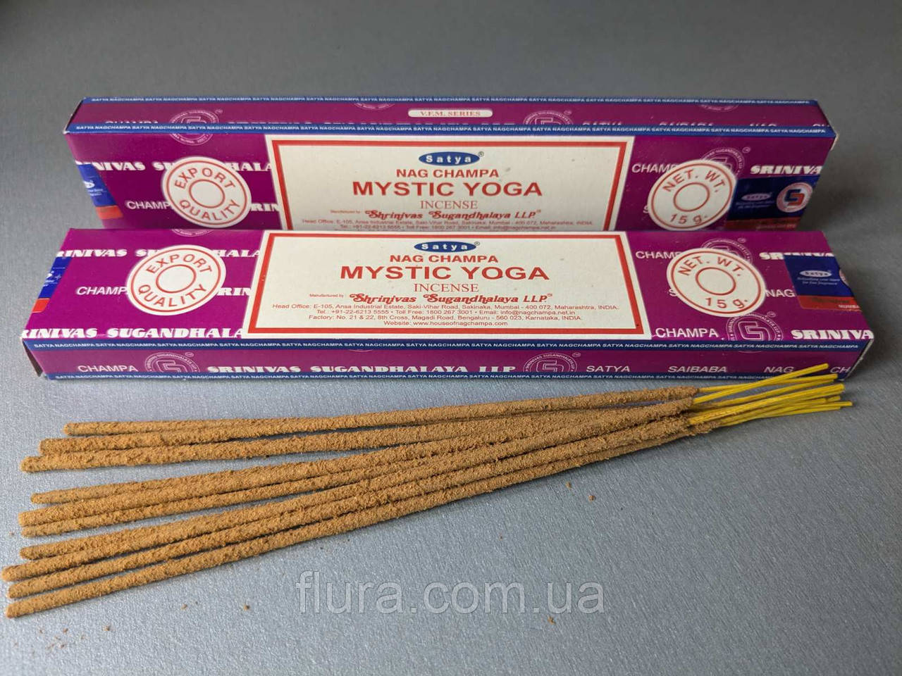 Ароматичні палички "Mystic Yoga" виробник Satya Індія.