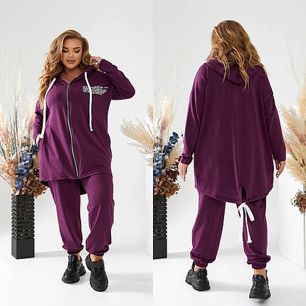 Елегантний жіночий костюм, тканина "Трикотаж" 60, 62, 64, 66, 68, 70, 72, 74 розмір 60, фото 1