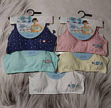Топ дитячий бавовна з поролоном з 8 до 14 років, фото 2