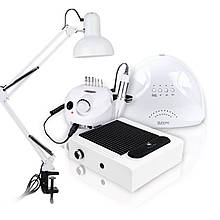 Стартовий набір для майстра манікюру (фрезер, UV/LED - лампа, витяжка, настільна лампа)