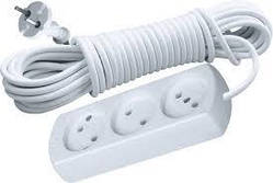 Подовжувач 3 гн. без/зем 3метр Sokol