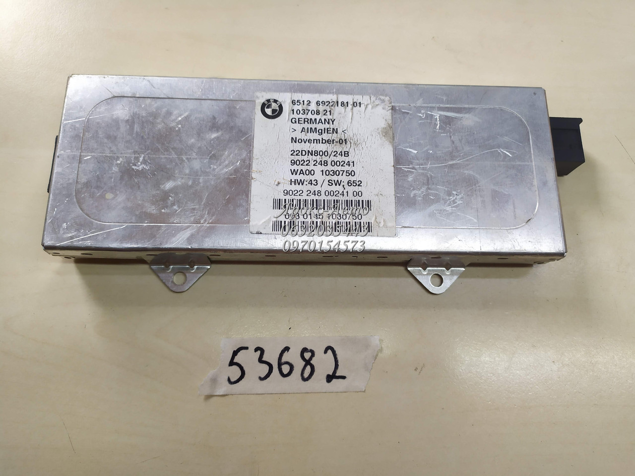 Блок керування магнітолою для автомобіля BMW 7 E65/E66, 2002 г 000053682