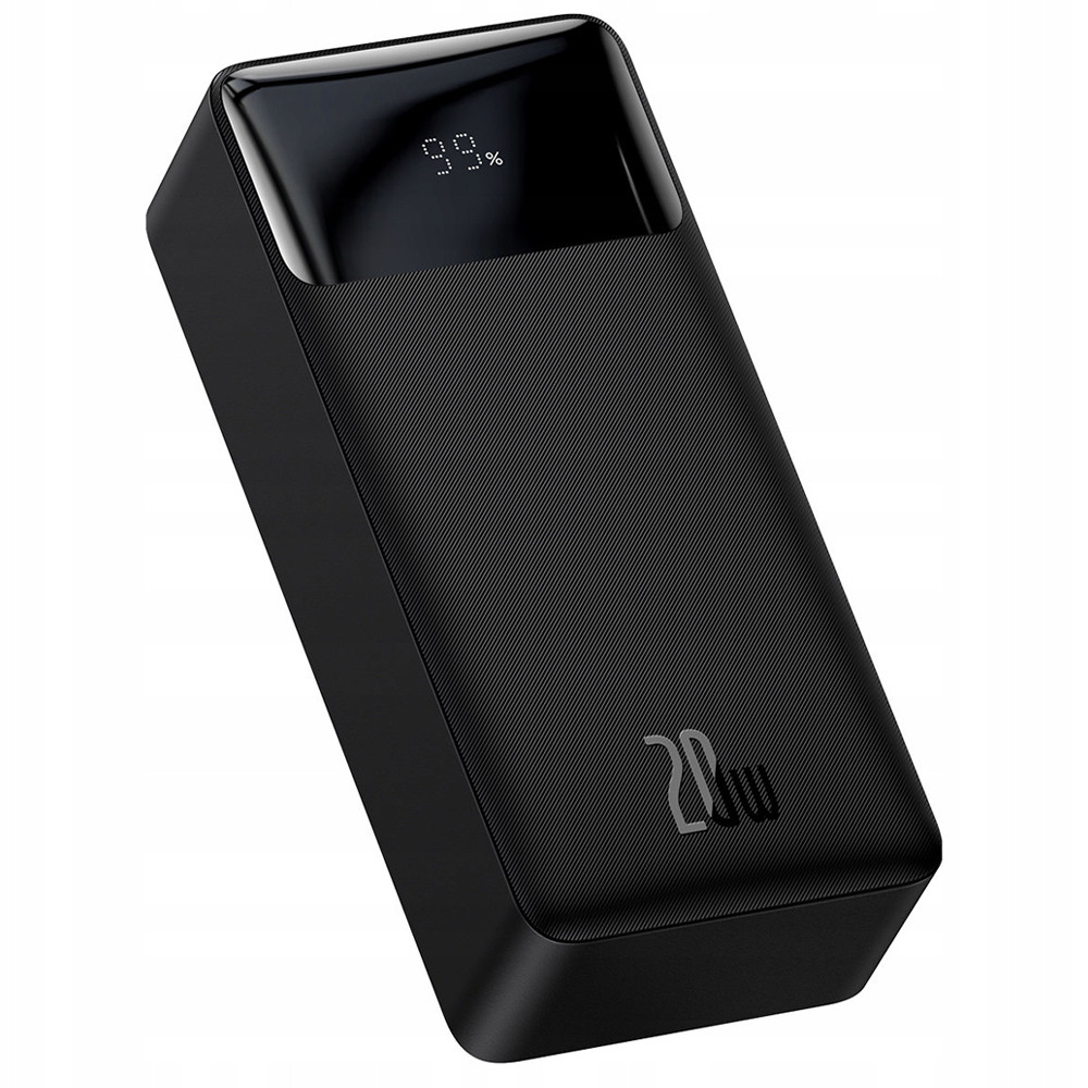 Портативна батарея повербанк з швидкою зарядкою BASEUS Bipow Overseas Power Bank 30000mAh 20W (чорний)