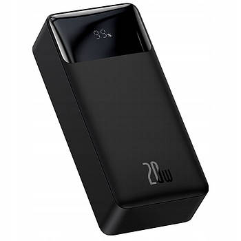 Портативна батарея повербанк з швидкою зарядкою BASEUS Bipow Overseas Power Bank 30000mAh 20W (чорний)