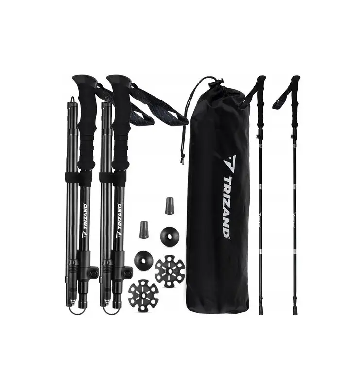 Поліпшені Трекінгові палиці 2 шт. + аксесуари 3 шт Trizand 24396, фото 1