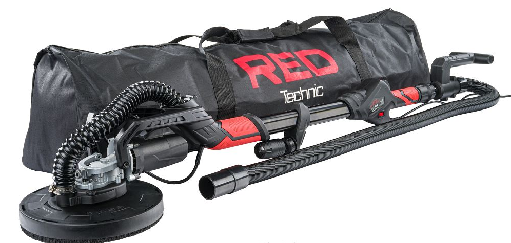 Шліфмашина електрична для штукатурки 1500Вт Red Technic RTSDG0085 шліфмашина для гіпсу