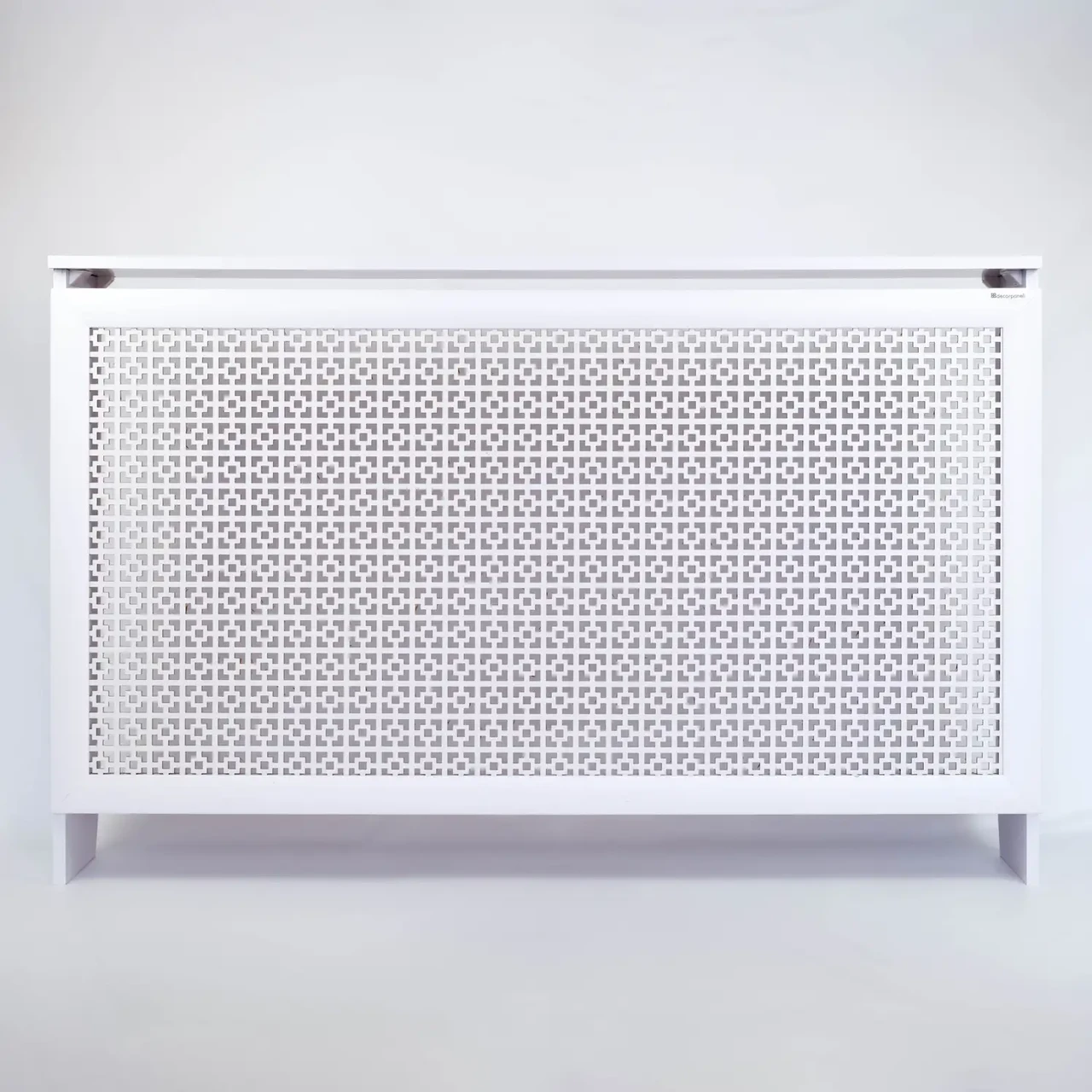 Короб на батарею decorpaneli Ефес підлоговий 82х128х19 см, колір білий
