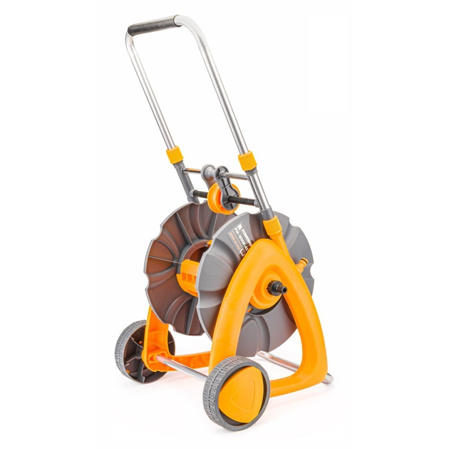 Візок з котушкою для садового шланга 1/2"-45 м, 5/8"-35м Powermat PM0962 для поливальних шлангів