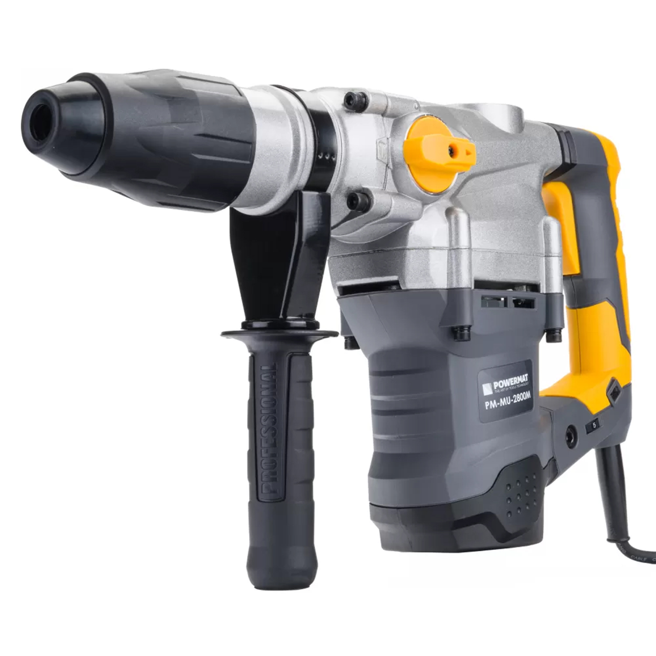 Потужний бочковий перфоратор 2800 Вт, SDS-MAX Powermat PM1178 бочковий мережевий перфоратор