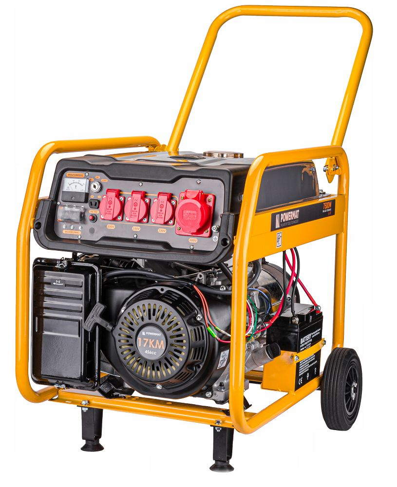 Генератор трифазний 7 кВт, 7,5 кВт, 400В Powermat PM1200 трифазний генератор