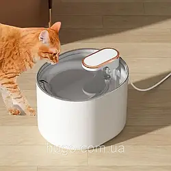 Автоматичний поїльник для котів на 3 л, від USB, LY-292, Біла / Безшумна поїлка - фонтан для котів та собак